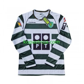 Billiga Fotbollströjor Sporting Clube de Portugal Cristiano Ronaldo 28 2001-2003 Retro Hemma tröja Långärmad